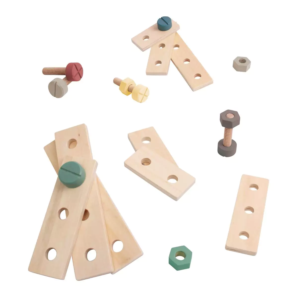 sebra Mobile-Halter aus Holz grau: Holzspielzeug Profi