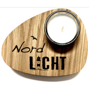 Holzpost® Teelicht Halterung "Nordlicht" - Holzspielzeug Profi