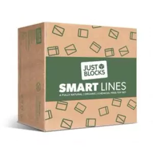 JUST BLOCKS Smart Lines SMALL Box - Holzspielzeug Profi