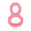 GRIMM´S Zahlenstecker 8 rosa - Holzspielzeug Profi